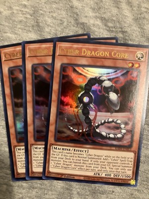X3 Cyber  Dragon Core (UR) RA04-EN013 Quarter Century Stampede 1st Edition X3-image