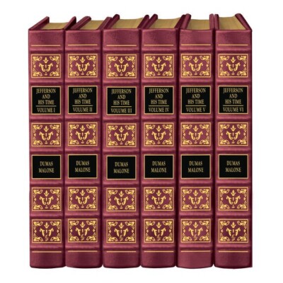 Jefferson And His Time by Dumas Malone 6 Volumes  (Easton Press)-image