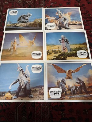 Godzilla Vs Gigan German Lobby Cart Set 22 In Total -image