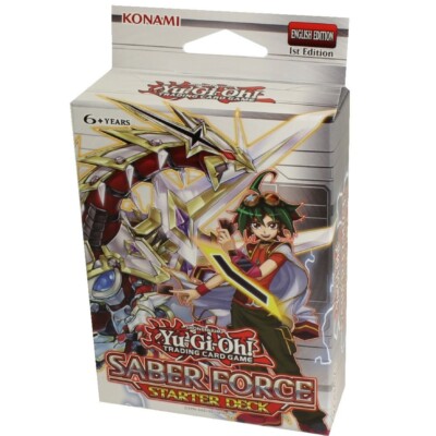 Yu-Gi-Oh! Saber Force Starter Deck 1st Edition English Edition New Sealed Konami-image