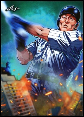 2023 Leaf Anime Nation Manga #ANB-110 Holo Refractor /97 Godzilla Hideki Matsui-image