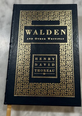 Walden and Other Writings by Henry David Thoreau leather bound Barnes & Noble-image