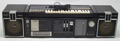 Fisher SC-300 Music Composer System Boombox Hybrid  Dynth/Drum Some Isses READ-image