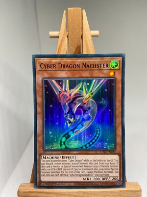 Cyber Dragon Nachster - Purple Ultra Rare 1st Edition LDS2-EN032 - NM - YuGiOh-image