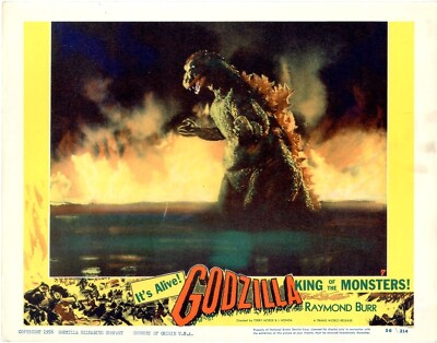 GODZILLA AWESOME LOBBY CARD 8X10 PHOTO-image
