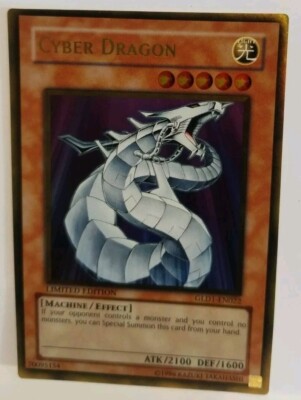 Cyber Dragon GLD1-EN022 Gold Rare Limited Edition Yu-Gi-Oh -image