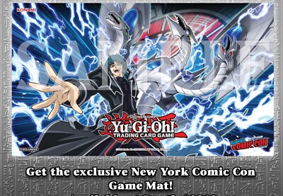 YuGiOh Playmat Exclusive Cyber End Dragon Zane Trusdale NYCC Exclusive NEW RARE -image