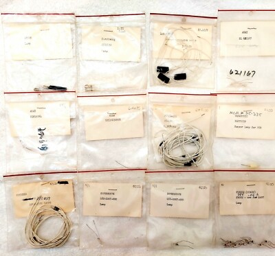 Vintage Stereo Receiver - Tape Deck - VCR - Lamps Lights NOS Lot Of 12 Packages-image