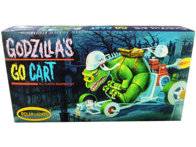 Skill 2 Model Kit Godzilla's Go Cart Model Kit by Polar Lights-image