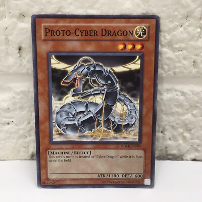 Yugioh PROTO-CYBER DRAGON Common Card DP04-EN004 • VGUC‼-image