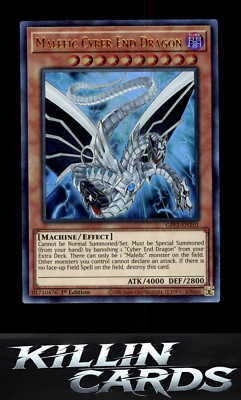 1st Edition Malefic Cyber End Dragon GFP2-EN101 Ultra Rare Ghosts From the Past:-image