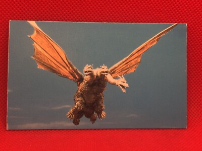 King Ghidorah First Godzilla card  4inch Barcode Battler vintage No.22  TOHO-image