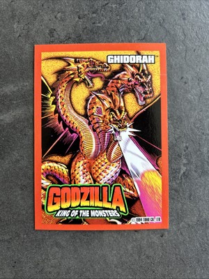 Trendmasters Godzilla King Of The Monsters #4 Ghidorah Promo Card 1994-image