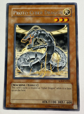 Yu-Gi-Oh! PROTO-CYBER DRAGON - SOI-EN010 - ULTIMATE RARE - NM Never Played With-image