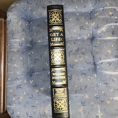 Get A Life, William Shatner, Easton Press, Signed First Edition-image