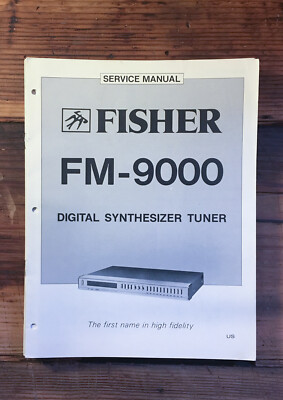 Fisher FM-9000 Tuner Service Manual *Original*-image