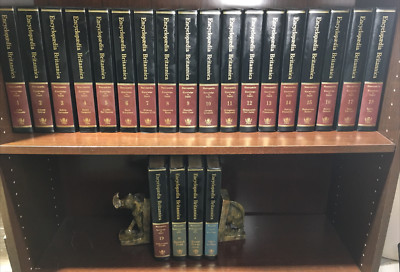 ENCYCLOPEDIA BRITANNICA MACROPAEDIA 19 VOLS 15TH EDITION 1983 LEATHER BOUND-image