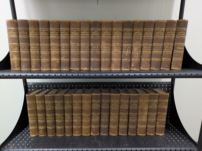 Lot of 32 THE AMERICAN CYCLOPAEDIA 1-16 & Index and ANNUAL CYCLOPAEDIA 1876-1890-image