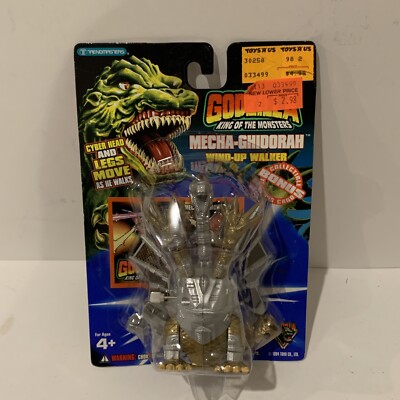 VINTAGE 1994 TRENDMASTERS GODZILLA MONSTERS MECHA GHIDORAH WIND UP WALKER - NEW-image
