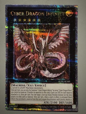 YUGIOH CYBER DRAGON INFINITY ASIA ENGLISH EDITION ALIN-AE105 25TH FOIL QCSR-image