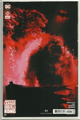 JUSTICE LEAGUE vs GODZILLA vs KONG #5! NM! JOCK CARD STOCK VARIANT!-image