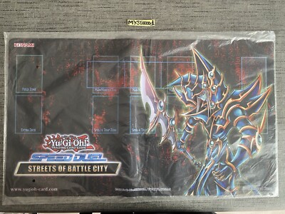 Yu-gi-oh Carpet / Playmat Speed Duel Streets Of Battle City Dark Paladin Used-image