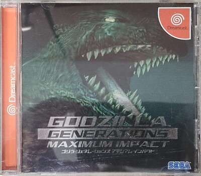 Godzilla Generations Maximum Impact (Dreamcast, 1999, Japan) Authentic, CIB!-image