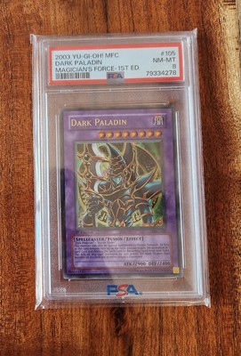 DARK PALADIN MFC-105 1st Edition Ultra Rare PSA 8-image