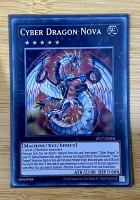 Cyber Dragon Nova Yu-Gi-Oh! OP17-EN006 Super Rare - Played-image