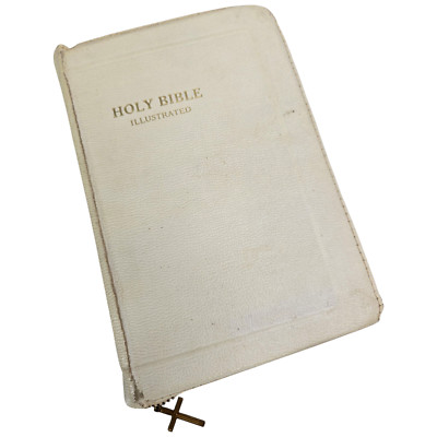 World Publishing Holy Bible KJV King James Red Letter Zipper Zippered 1945-image