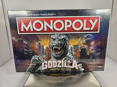 Monopoly Godzilla Collectible New Sealed CIB-image