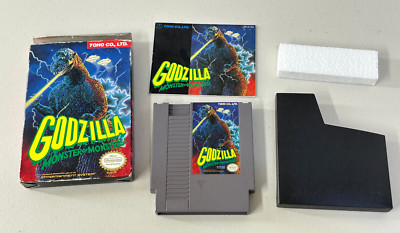 Godzilla: Monster of Monsters  (Nintendo Nes) Authentic Complete-image