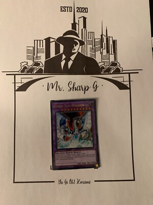 CYBER END DRAGON - 1st EDITION SDCS-EN041 ENGLISH Yu Gi Oh! CARD ULTRA RARE HOLO-image