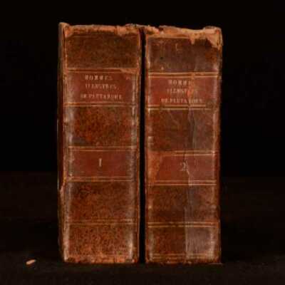 1621 2Vol Les Vies Des Hommes Plutarch Translated French-image