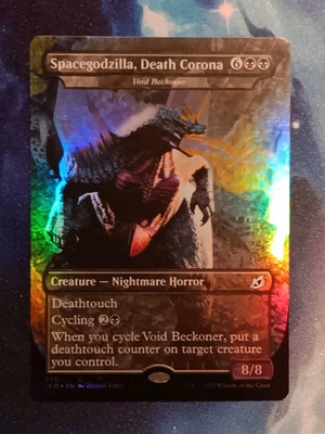 MTG FOIL Void Beckoner Spacegodzilla Death Corona (Godzilla Series) RARE EX-image