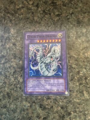 YuGiOh Cyber Twin Dragon - CRV-EN035 - Super Rare - Unl Edition NM y12-image