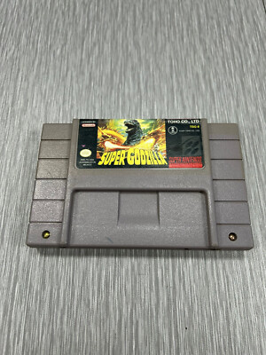 Super Godzilla Super Nintendo SNES Video Game Cartridge-image