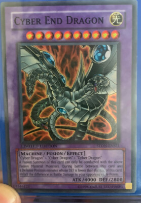 Cyber End Dragon -Super Rare- LIMITED EDITION Yu-Gi-Oh! STON-ENSE1-image