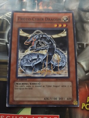 Yu-Gi-Oh! TCG Proto-Cyber Dragon Machina Mayhem SDMM-EN014 Unlimited Common-image
