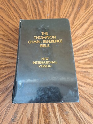 1983 KIRKBRIDE Thompson NIV (1978) Chain Reference Bible Hardcover-image