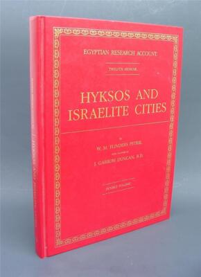 Hyksos & Israelite Cities Egyptian Research Petrie Archaeology History Hardcover-image