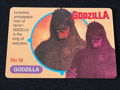 Godzilla MechaGodzilla Card 16 Banpresto 1993 TOHO Movie Rare Japan 2.32x3.38-image