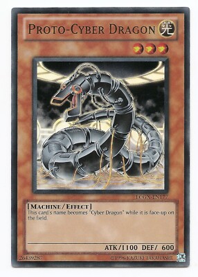 Proto-Cyber Dragon LCGX-EN177 Ultra Rare Yu-Gi-Oh Card (Unl) New-image