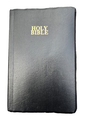 Holy Bible King James Version, KJV Referenced Giant Print Handi-size Vtg 1986-image
