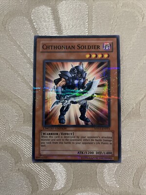 Yugioh Chthonian Soldier - Parallel Rare - MF03-EN011 - Limited Edition MP-image