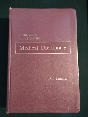 Dorland's Illustrated Medical Dictionary 24th Edition 1965 softcover -image