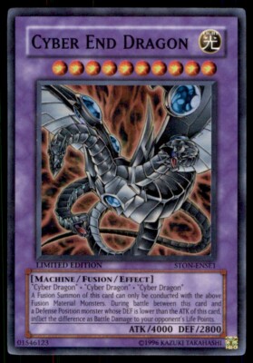 Yu-Gi-Oh! Cyber End Dragon #STON-ENSE1 Light Play-image