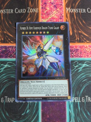 Yu-Gi-Oh! Number 38: Hope Harbinger Dragon Titanic Galaxy CYHO-ENSE2 Limited b2/-image