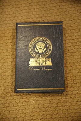 Easton Press Signed SPEAKING MY MIND Ronald Reagan (Limited Numbered 1843 / 5000-image