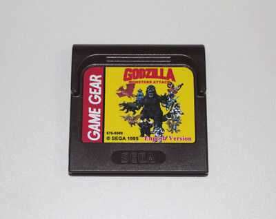 Godzilla Monster Attack English Version For Sega Game Gear GG Kaijuu Daishingeki-image